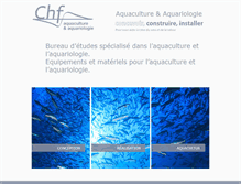Tablet Screenshot of chf-aquaculture.com